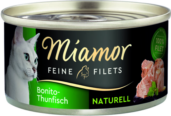 Miamor Filet Nature Bonit-Thunfisch 80gD