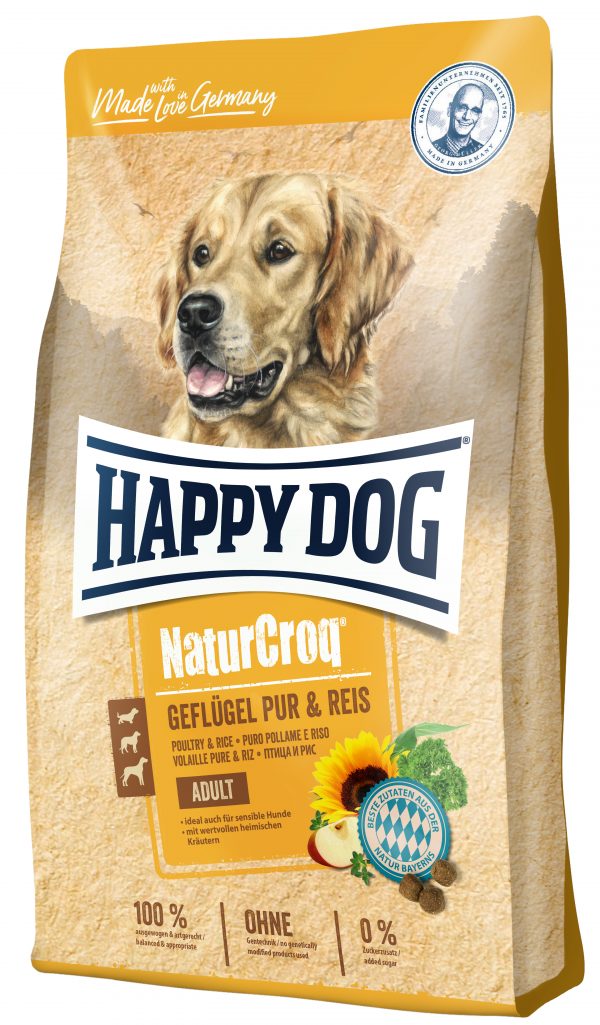 HappyDog NaturCroq Gef pur Reis 4kg