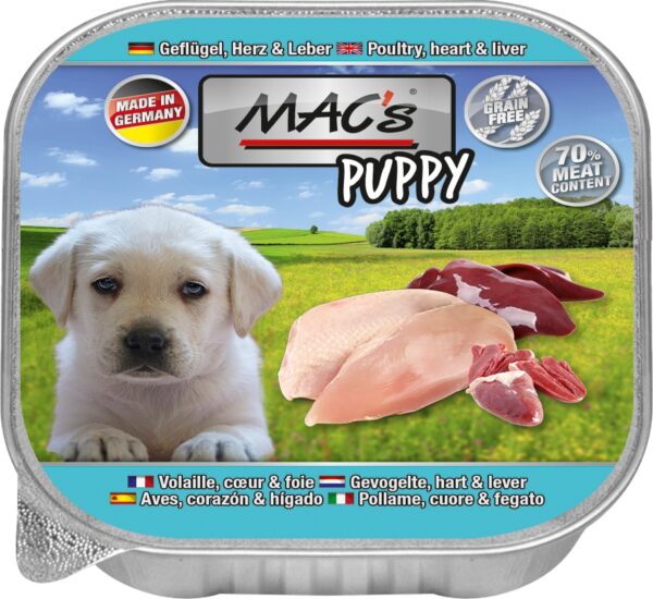 MAC's DOG Puppy Rind & Geflügel 150g