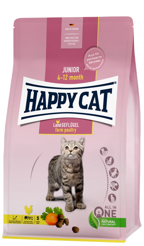 HappyCat Junior Land Geflügel 1,3kg