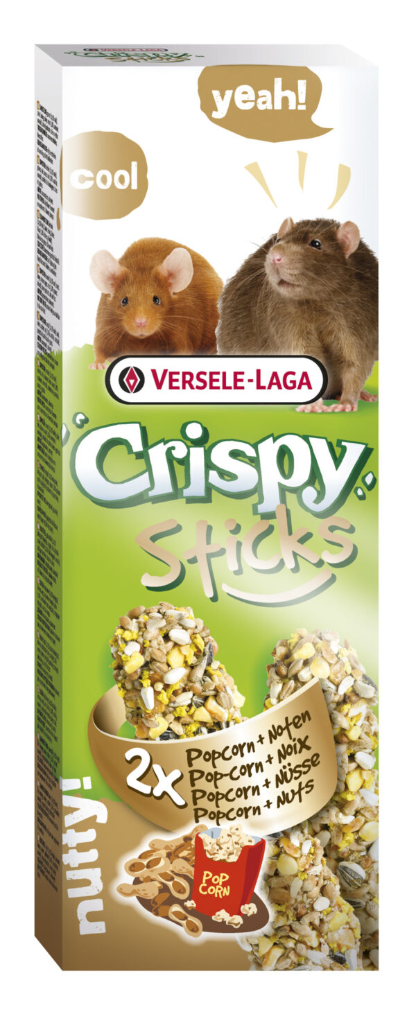 Versele Laga Crispy St.Ratten Popcorn 2St