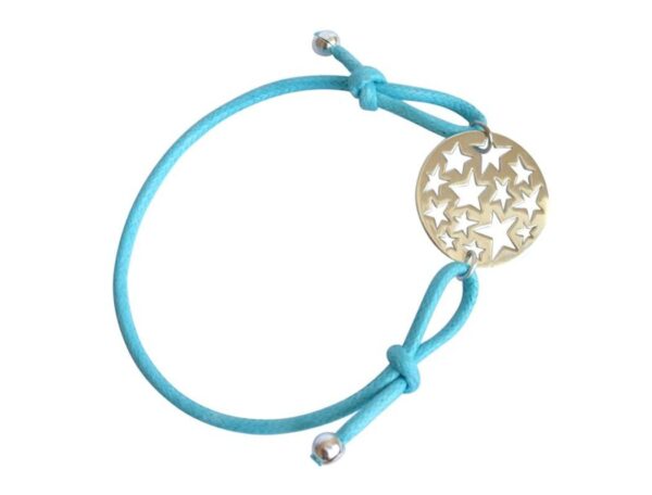 Gemshine - Damen - Armband - KNOTS Sternen Konstellation - 925 Silber - Blau - Größenverstellbar – Bild 3