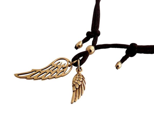 Gemshine - Damen - Armband - WINGS - Bronze - Braun - Größenverstellbar – Bild 5